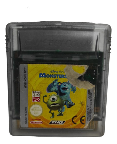 Monsters Inc Original Gameboy Color  (Reacondicionado)