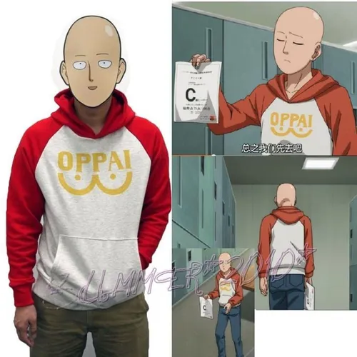 Sudadera Anime One Punch Man 3d Oppai Saitama