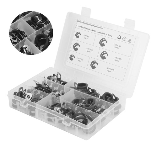 Kit Surtido De Abrazaderas Para Tubos De Acero Inoxidable Ti