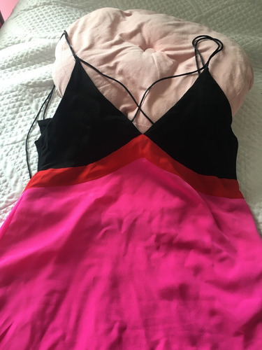 Vestido Tipo Fiesta/casamiento Marca De La Ostia De Gasa