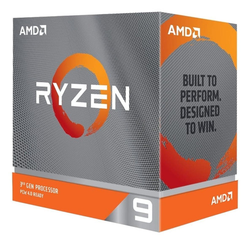 Procesador gamer AMD Ryzen 9 3900XT 100-100000277WOF  de 12 núcleos y  4.7GHz de frecuencia