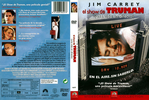 The Truman Show - Jim Carrey - Dvd