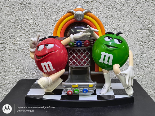 Figura M&m's Rockola Retro Dispensador De Lunetas En Caja (Usado)