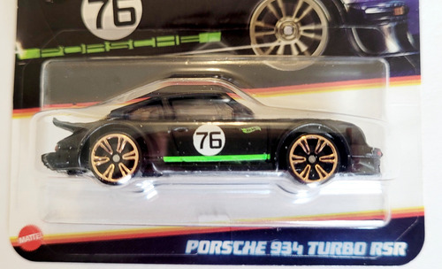 Hotwheels Porsche 934 Turbo Rsr Neon Speeders Preto