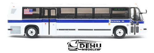 Autobús Escala 1/87 Tmc Rts Transit Bus New York Mta 87-0395