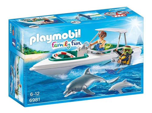Playmobil 6981 Summer Fun Lancha Equipò Buceo Original Intek