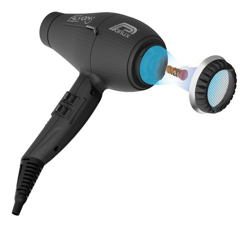 Secador de pelo Parlux Alyon Air Ionizer Tech negro 220V