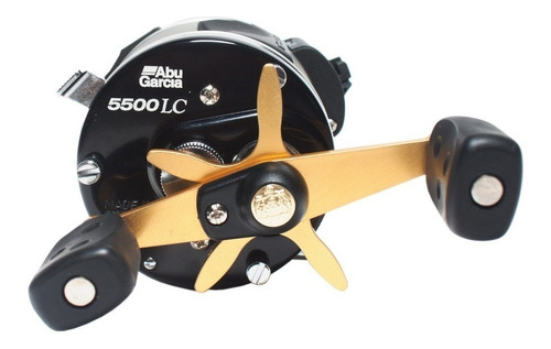 Reel rotativo Abu Garcia Ambassadeur Line Counter 5500LC derecho color negro