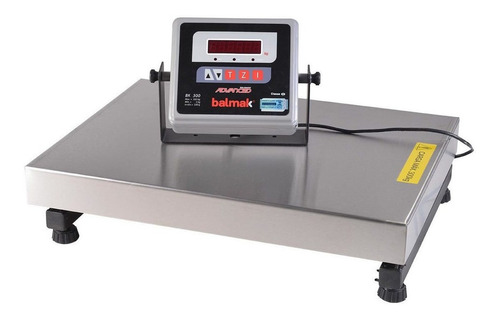 Balança industrial digital Balmak BK-Inox sem bateria 300kg 90V/250V 55 cm x 40 cm