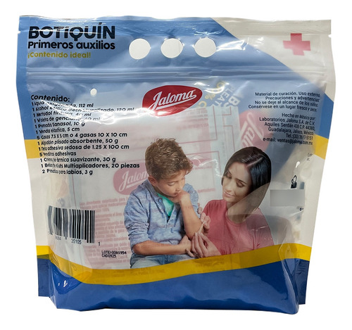 Botiquín Jaloma, Primeros Auxilios Bolsa Con 22 Productos