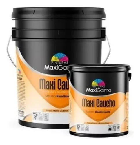 Pintura De Caucho Mate Blanco Maxicaucho Galon Maxigama