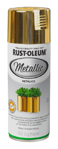 Aerosol Metálico Rust Oleum Oro 312g