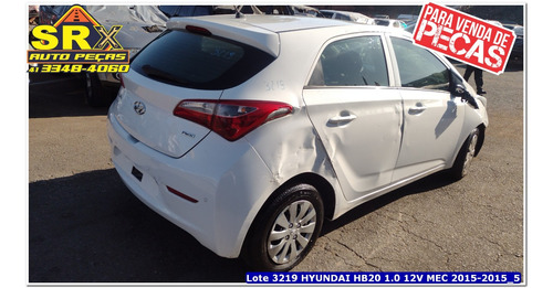 Sucata Hyundai Hb20 1.0 12v Flex Mec 2015