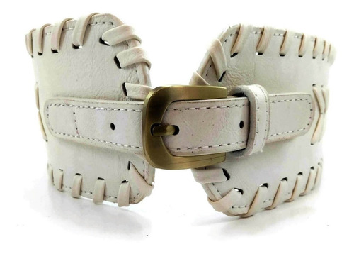 Cinturon Ancho Faja Corset Elastizado Cuero Ecologico Trendy