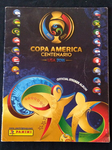 Album Copa América Centenario Usa 2016, 96 Láminas Panini. J