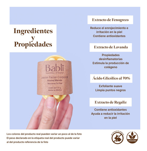 Kit De Jabones Piel Sensible Babli