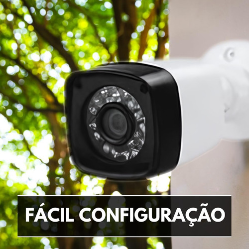 Kit Cftv 6 Câmeras Monitoramento Full Hd Dvr Intelbras 8ch