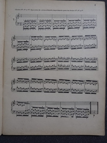 El Pianista Virtuoso 60 Ejercicios Para Piano - C. L. Hanon (Usado)