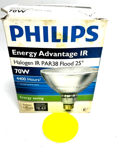 Philips 138628 70par38/irc+/fl25 Halogen Lamp Jjo