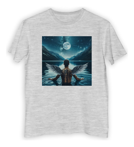 Remera Hombre Angel Natacion Montaña Vaciones Nieve