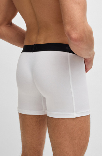 Paquete De Tres Bóxers Para Hombre Boss De Algodón Elástico