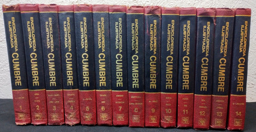Enciclopedia Ilustrada Cumbre 14 Tomos Negra Grolier Año1982 (Usado)