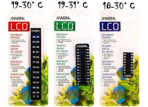 Termómetro Marina LCD para Acuarios