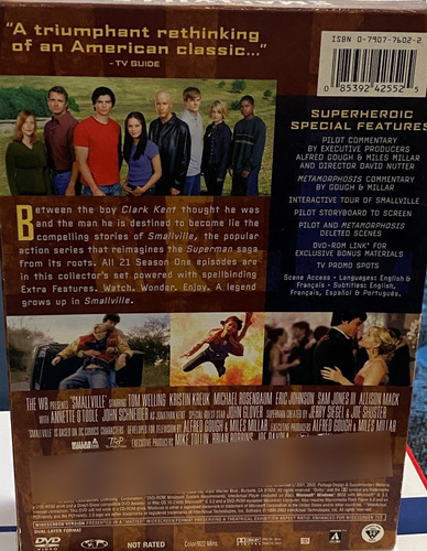 Smallville Temporada 1 Dvd Digipack (importada) (Usado)