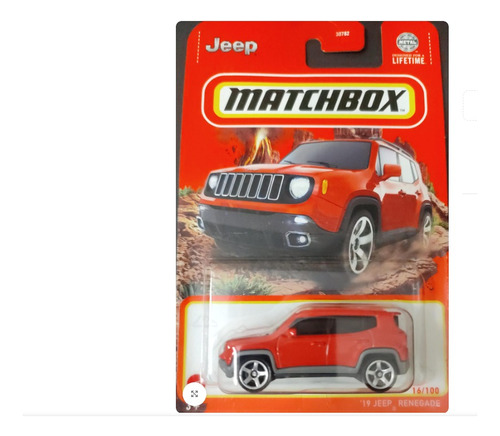 Jeep Renegade Miniatura Matchbox Original