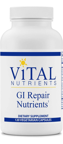 Vital Nutrients Gi Repair Nutrients Glutamina 120 Cápsulas Sabor Sin Sabor