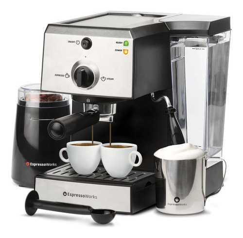 7 Pc All-in-one Espresso Machine & Cappuccino Maker Barist