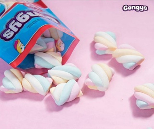 Imagen 2 de 7 de Malvaviscos Gongys 28grs (10 Bolsas) - Barata La Golosineria