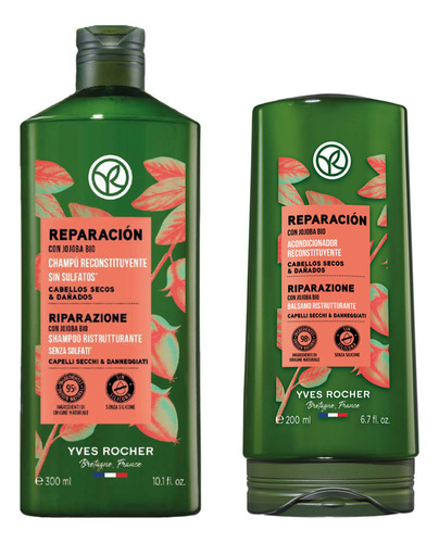 Set Shampoo + Acondicionador Reparación Ideal Cabello Dañado