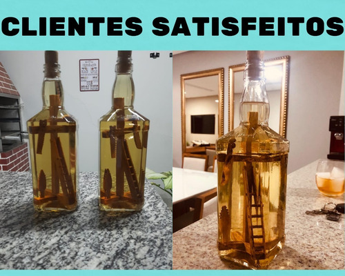 Garrafa P/ Cachaça Arte Em Umburana, Detalhes Que Encantam