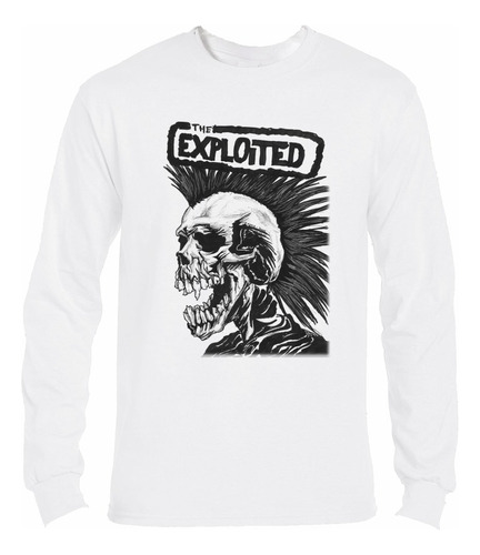 Polera Ml The Exploited Skull Punk Abominatron