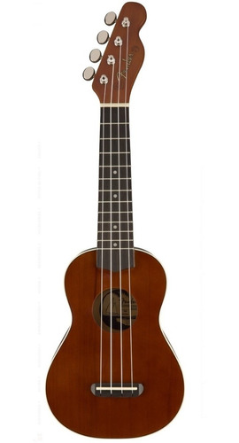 Ukulele Soprano Fender Venice Natural Nuevo Ukelele C/ Funda