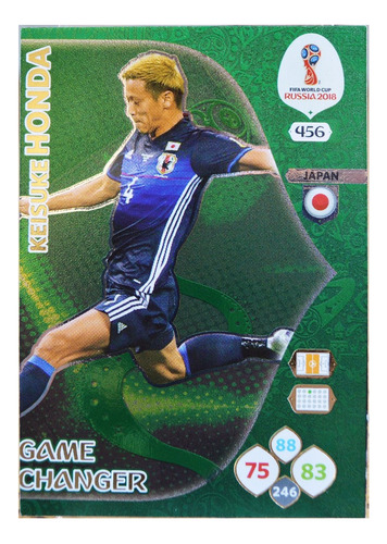 Carta Adrenalyn Mundial Rusia 2018 / Keisuke Honda 