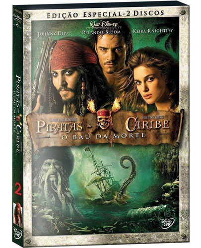 Piratas Do Caribe - O Baú Da Morte - Dvd Duplo - Johnny Depp