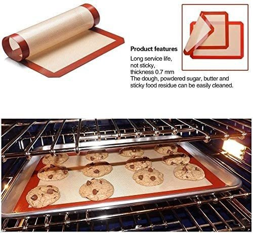 Imagen 2 de 10 de Lámina De Silicona Para Horno Antiadherente Repostería