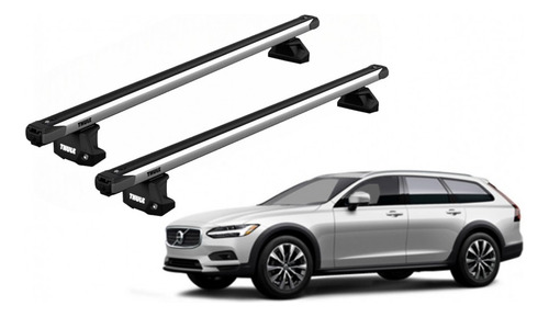 Barras Thule Volvo V90 Cross Country 17- Ra / Slidebar Evo