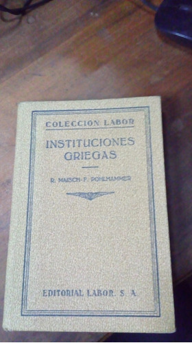 Libro Instituciones Griegas