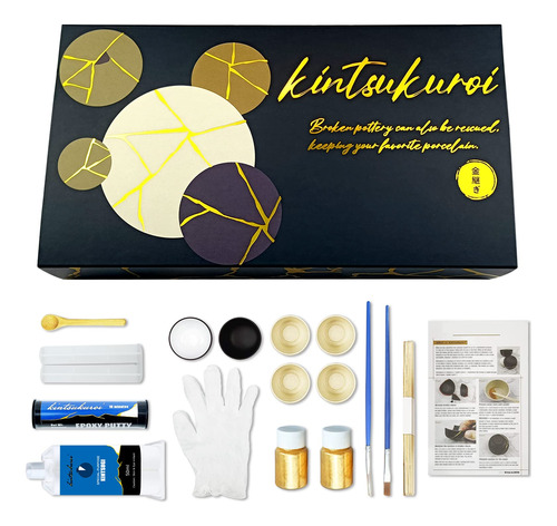 Kintsukuroi Kintsugi Kit Rparacion Para Reparar Ceramica Do