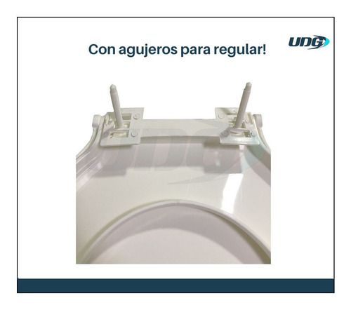 Imagen 3 de 7 de Asiento Tapa Inodoro Pvc Reforzado Modelo Universal