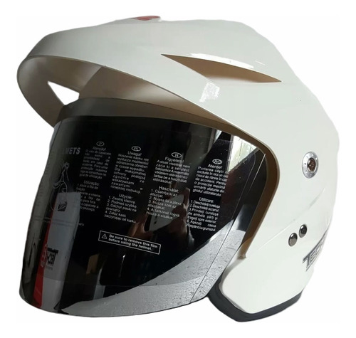 Casco Tech-x2 Tx-707 Blanco Gloss Rider One 