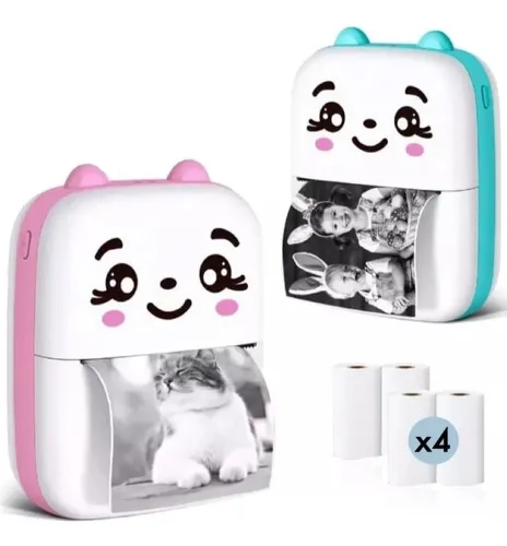 comprar Mini Impresora Térmica + Rollos Autoadhesivo De Obsequios