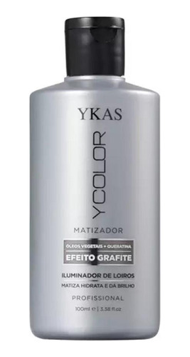 Máscara Grafite Ykas 100ml - Neutraliza E Intensifica