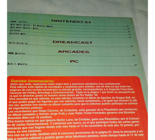 Revista Antigua ** Action Games ** N° 85 Juegos Trucos Ninte (Usado)