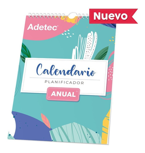 Calendario Planificador Anual Sin Fechas Adetec - 433