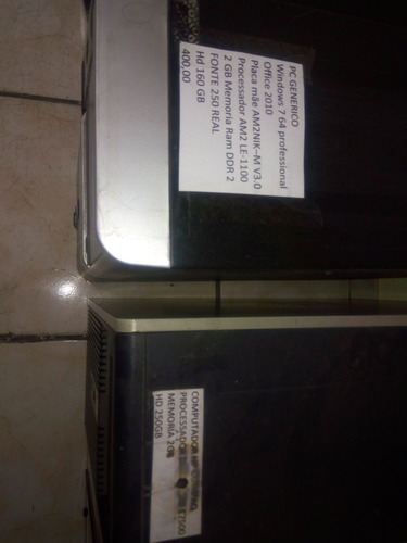 Lote 10 Computadores D Core Varios Modelos 2gb Ddr 2 Hd 80 (Usado)