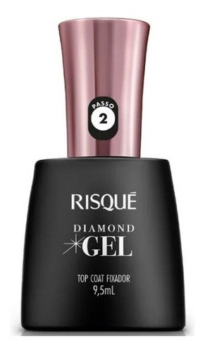 Imagem 1 de 2 de Top Coat Fixador Risqué Diamond Gel Cremoso 9,5ml